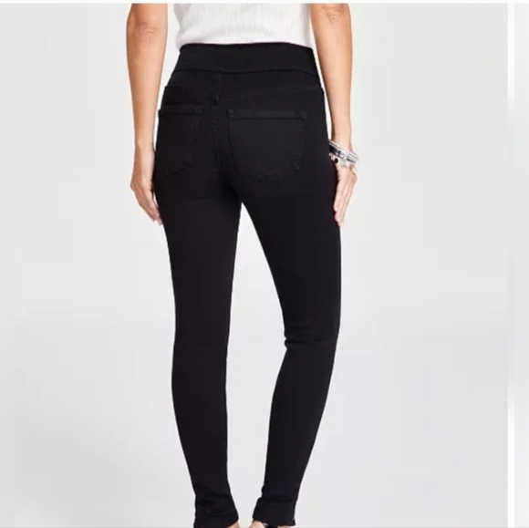 INC International Concepts Black Skinny Jeans - Picture 2 of 5